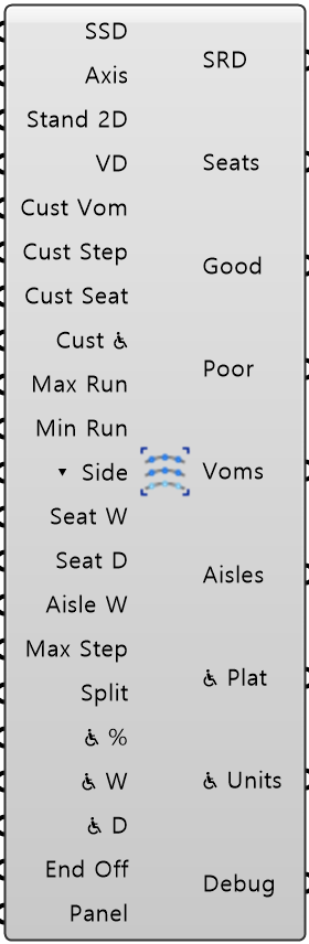 Custom Seat component in Grasshopper