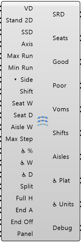 Seat component in Grasshopper