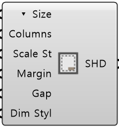 Sheet Setup component in Grasshopper
